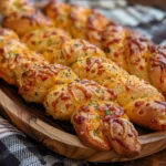 A Plate of Freshly Baked Spicy Jalapeno Popper Twists