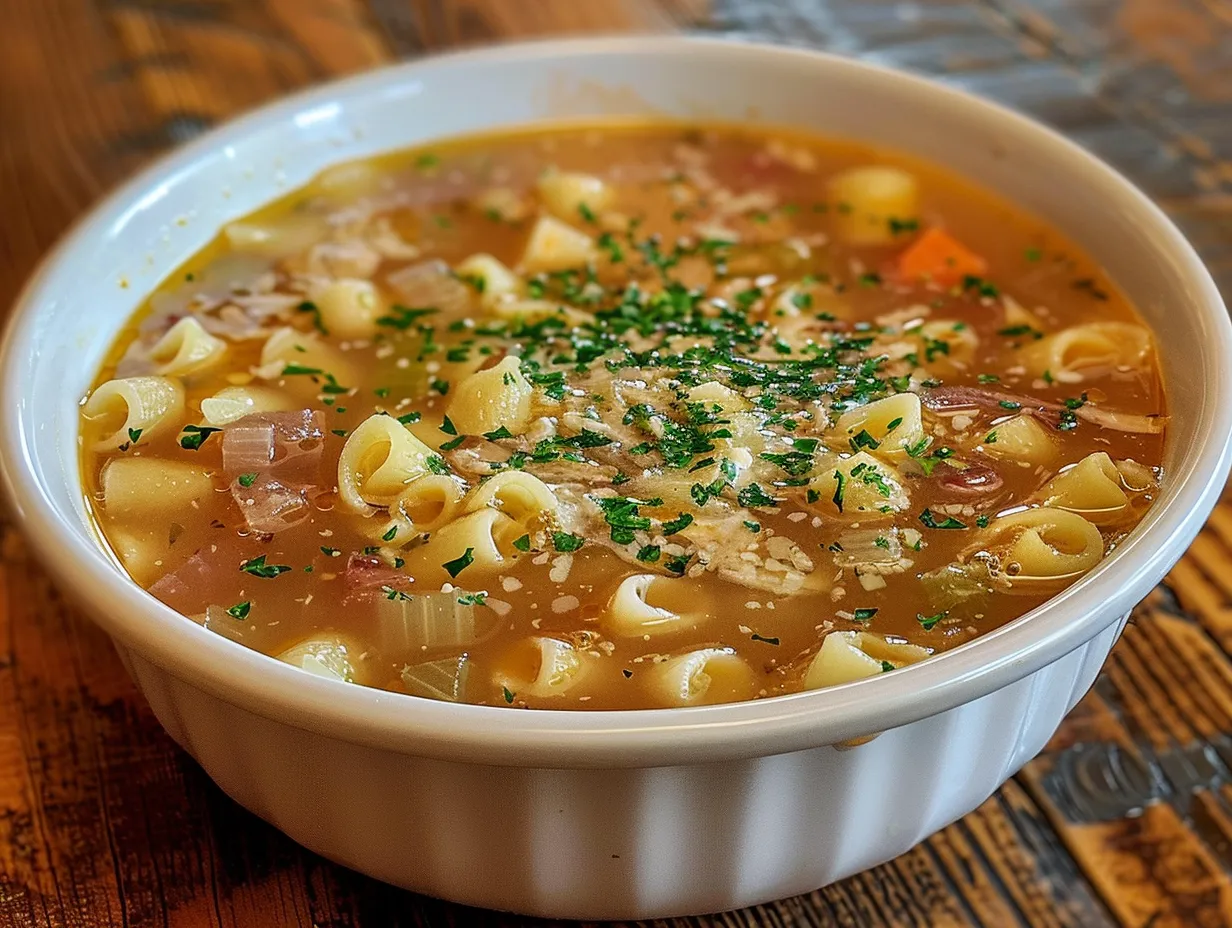 Bowl of Italian Penicillin Soup