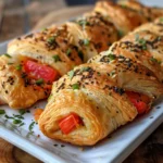 Cheesy Veggie Crescent Bites Platter
