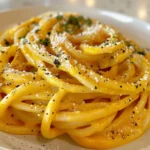 Close-up of Creamy Butternut Squash Pasta