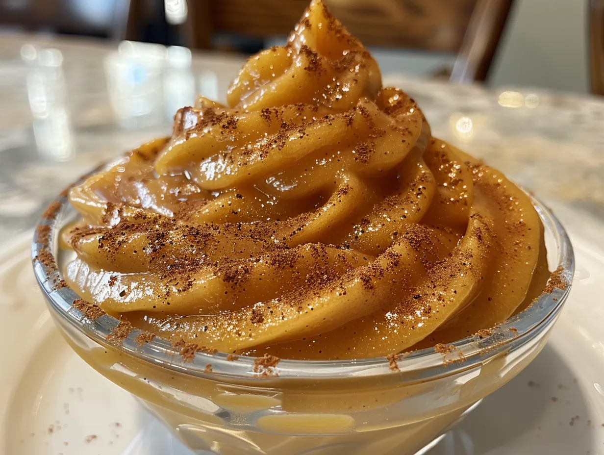 Delicious Bowl of Pumpkin Mousse