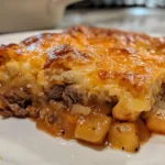 Delicious Cheddar Bay Philly Cheese Steak Cobbler