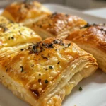Delicious Herb and Cheese Stuffed Puff Pastry Bites