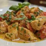 Delicious Slow Cooker Creamy Tomato Basil Chicken