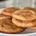 Golden Snickerdoodles on a Plate
