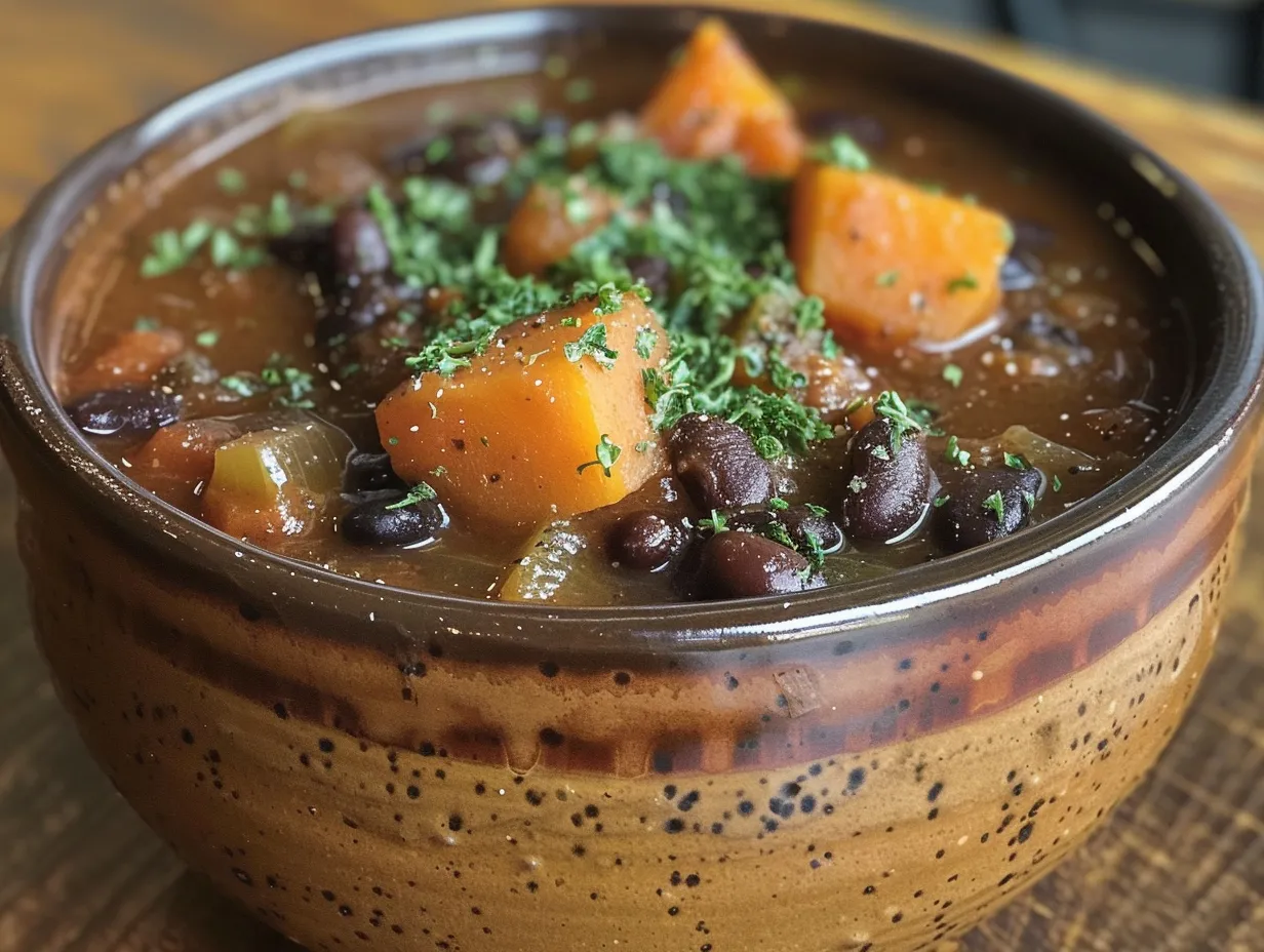 Hearty Black Bean Butternut Squash Stew