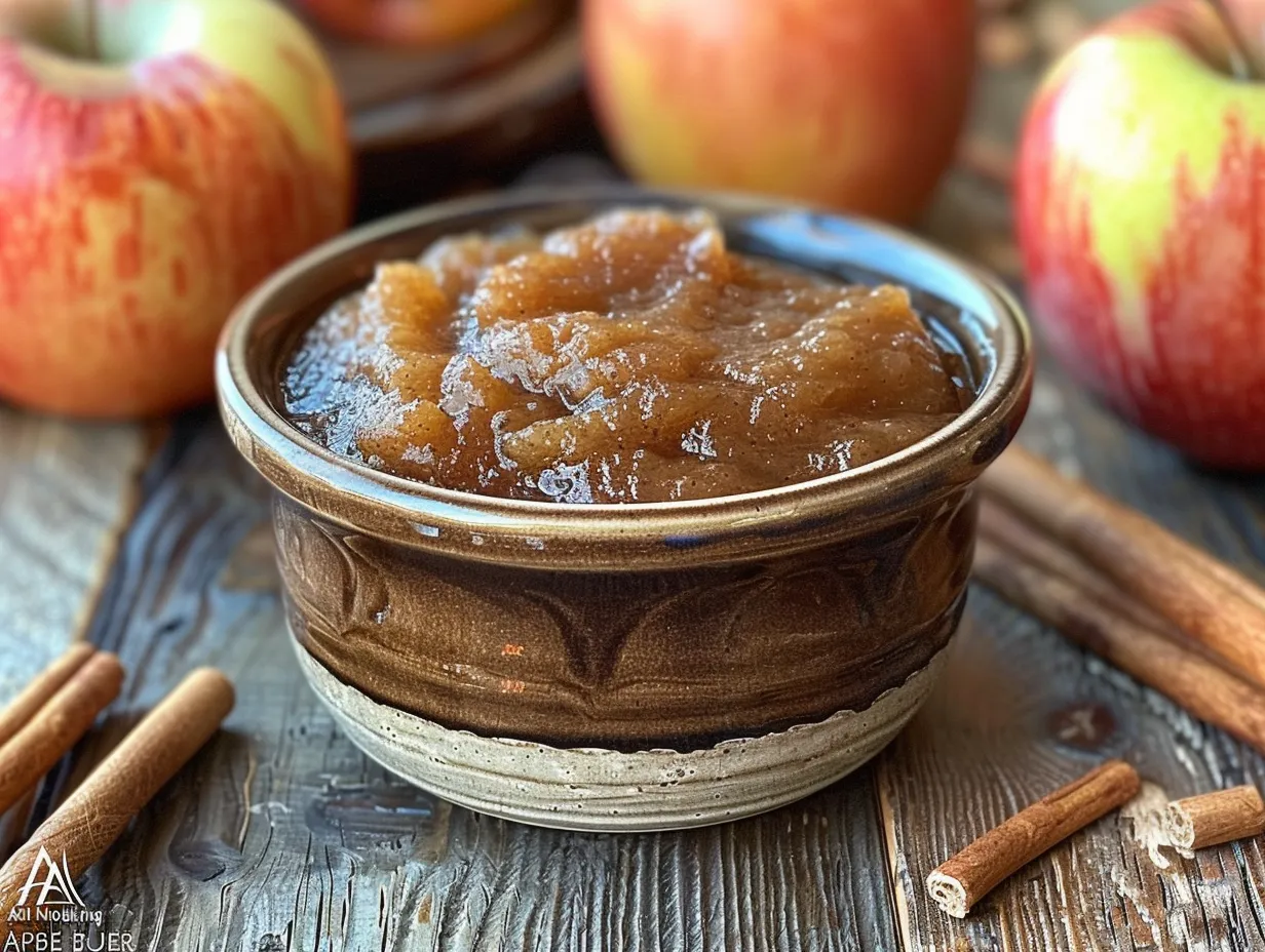 Homemade Crockpot Cinnamon Applesauce