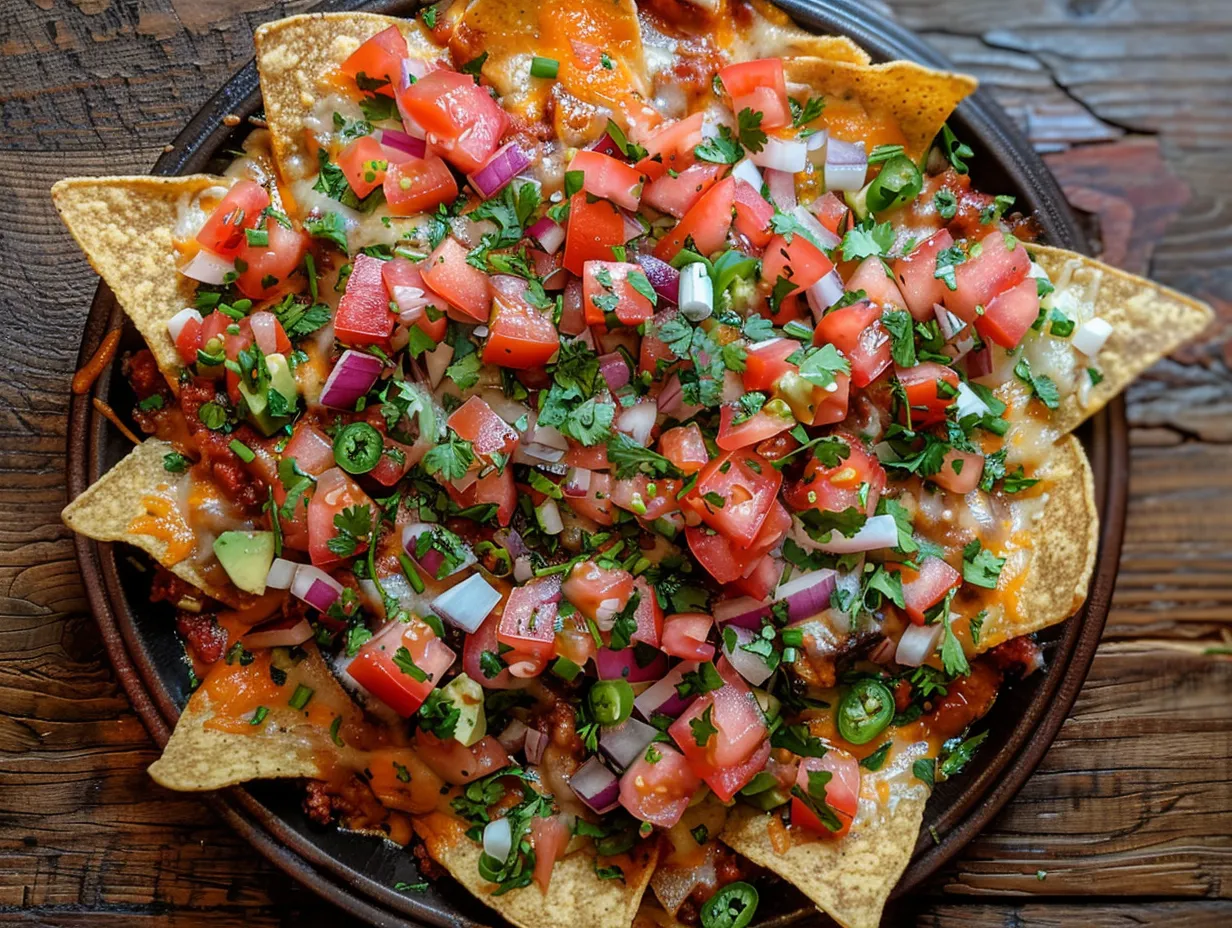 Irresistible Bundt Pan Nachos Ready to Serve