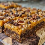 Irresistible Pumpkin Magic Bars Display