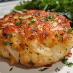 Mouthwatering Chesapeake Bay Crab Cake on a Plate