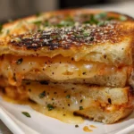 Mouthwatering Chicken Parmesan Grilled Cheese