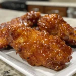 Mouthwatering Honey Mustard Chicken on a Plate