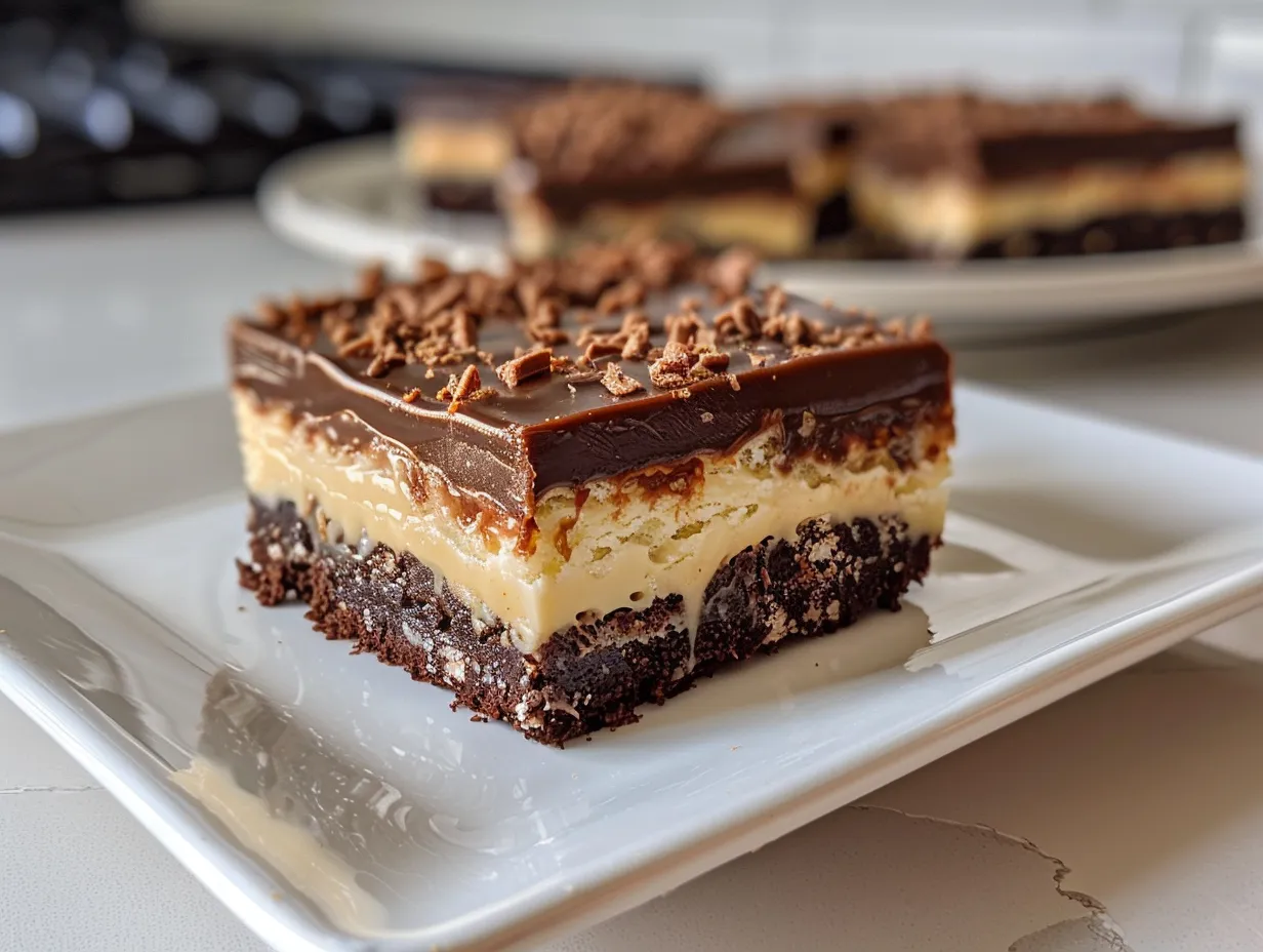 Nanaimo Bar Dessert Plate