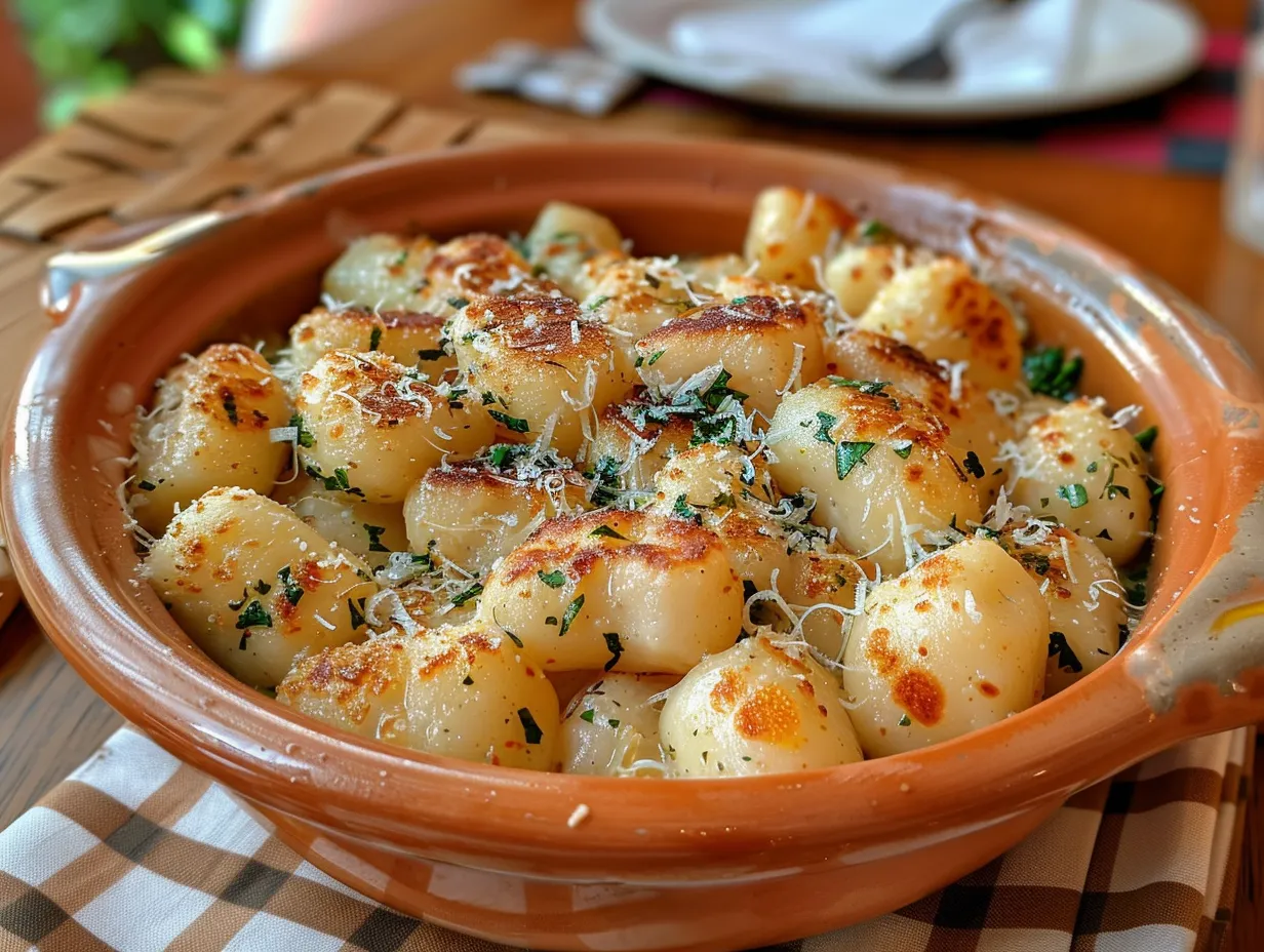Rustic Plate of Gnocchi alla Sorrentina