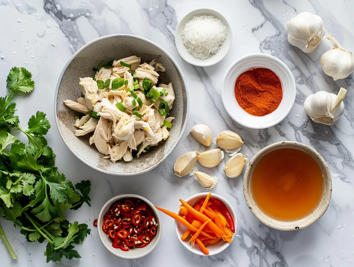 Sweet Chili Chicken Bowl Recipe Ingredients
