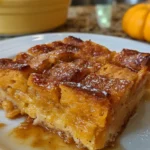 Warm and Delicious Pumpkin Bread Pudding