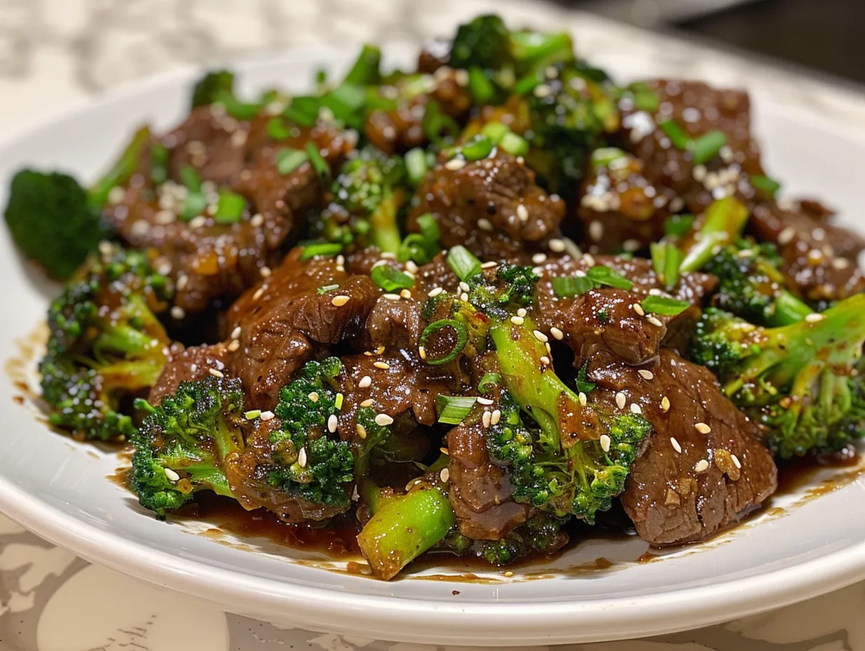 A Steaming Plate of Beef and Broccoli