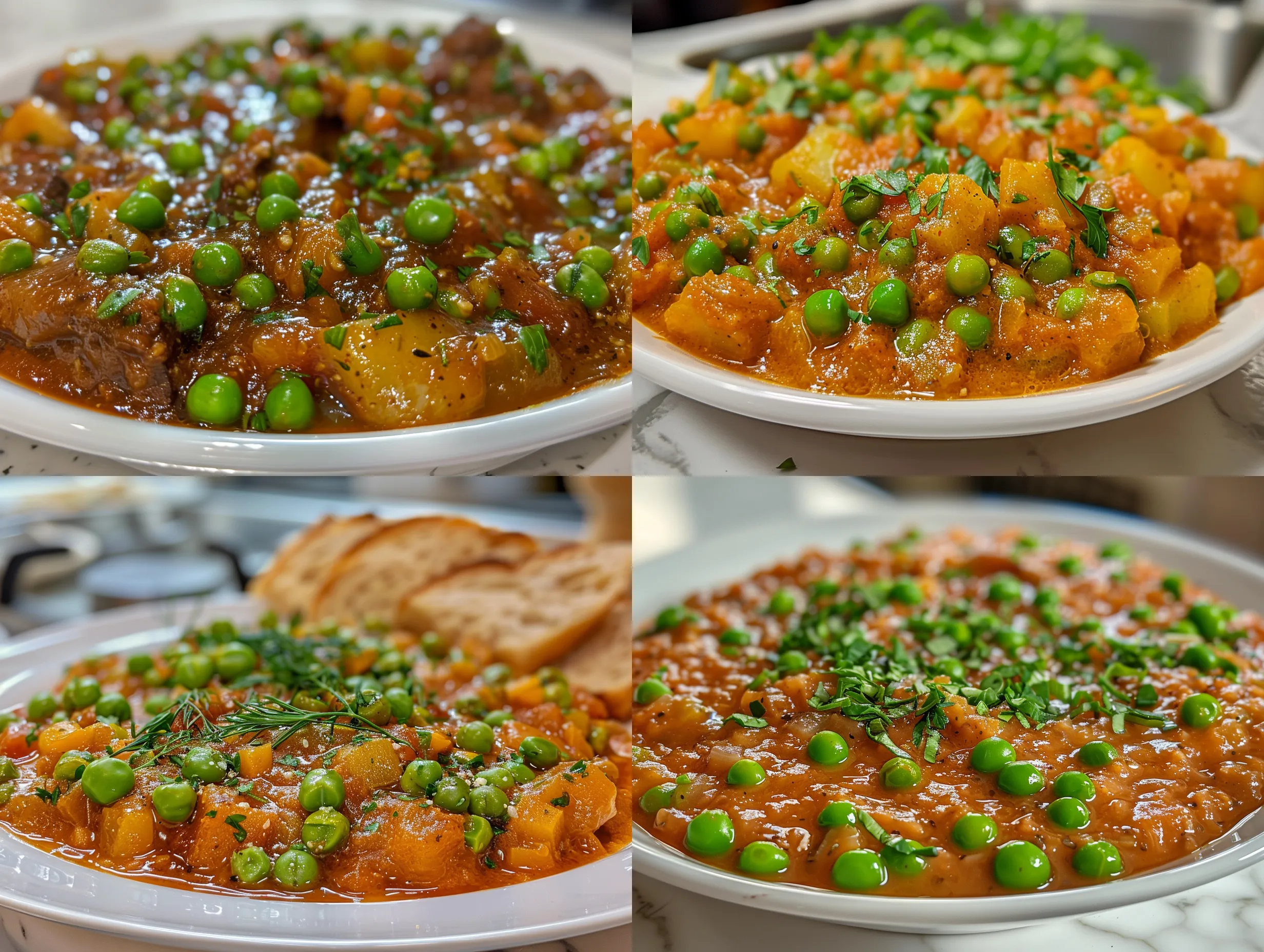 Aromatic Greek Green Peas Stew