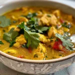 Bowl of Turmeric Chicken Soup