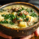 Comforting Bowl of Instant Pot Zuppa Toscana Soup