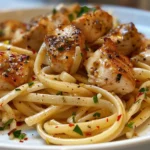 Cowboy Chicken Linguine Dish