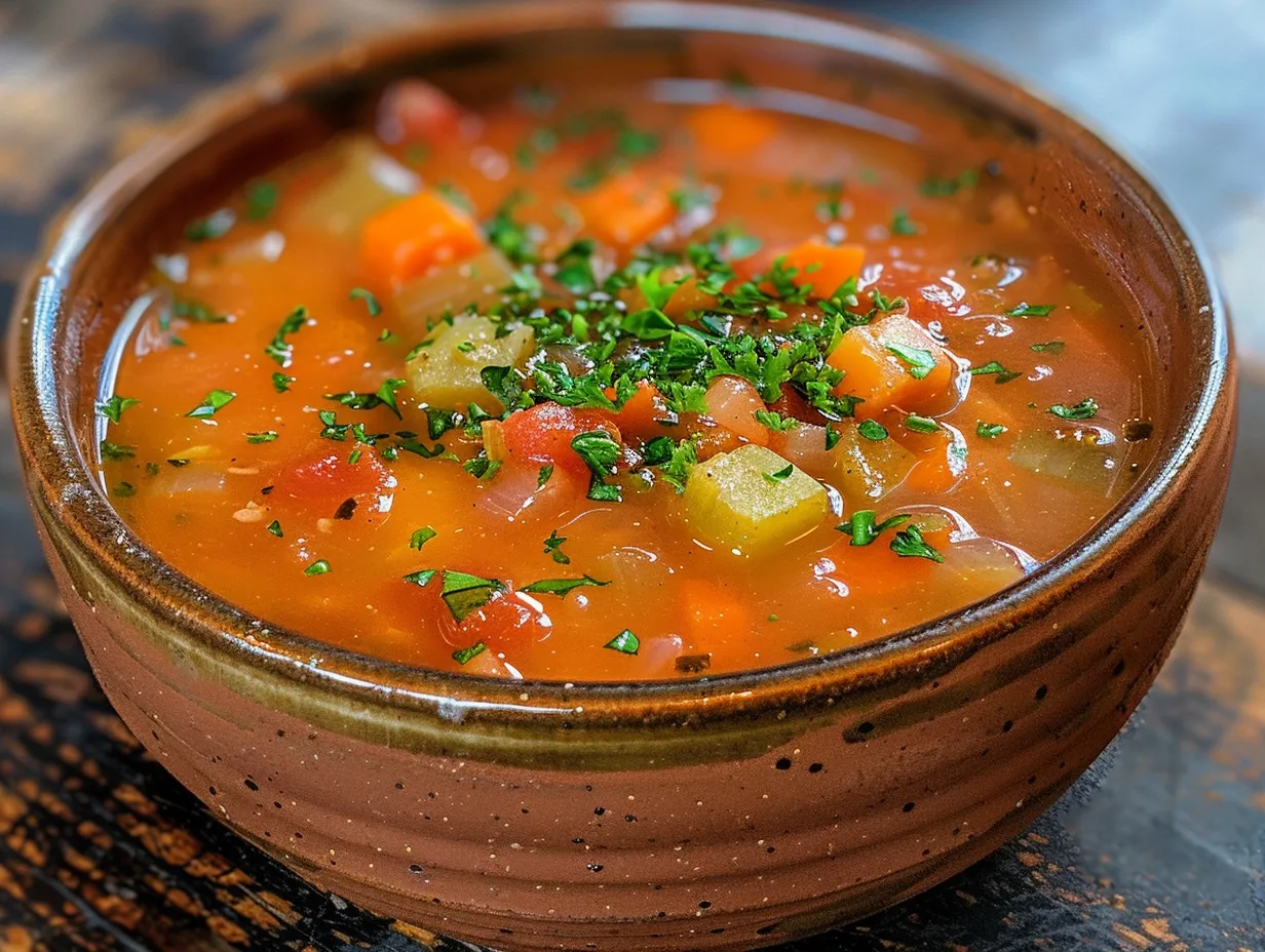 Cozy Bowl of Roasted Veggie Soup
