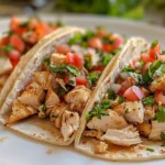 Delectable Chicken Tacos Display