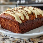 Delicious Banana Carrot Bread with Cream Cheese Frosting