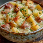 Delicious Bowl of Potato and Sausage Chowder