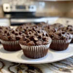 Delicious Chocolate Zucchini Muffins on Display