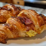 DELICIOUS CROISSANT BREAKFAST SANDWICH