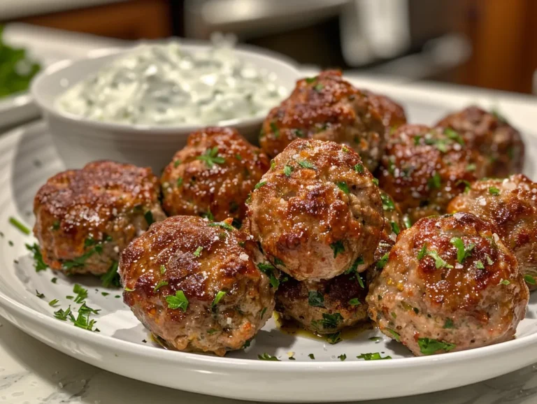 Delicious Greek Turkey Meatballs