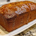 Delicious Pumpkin Bread with Brown Butter Maple Glaze