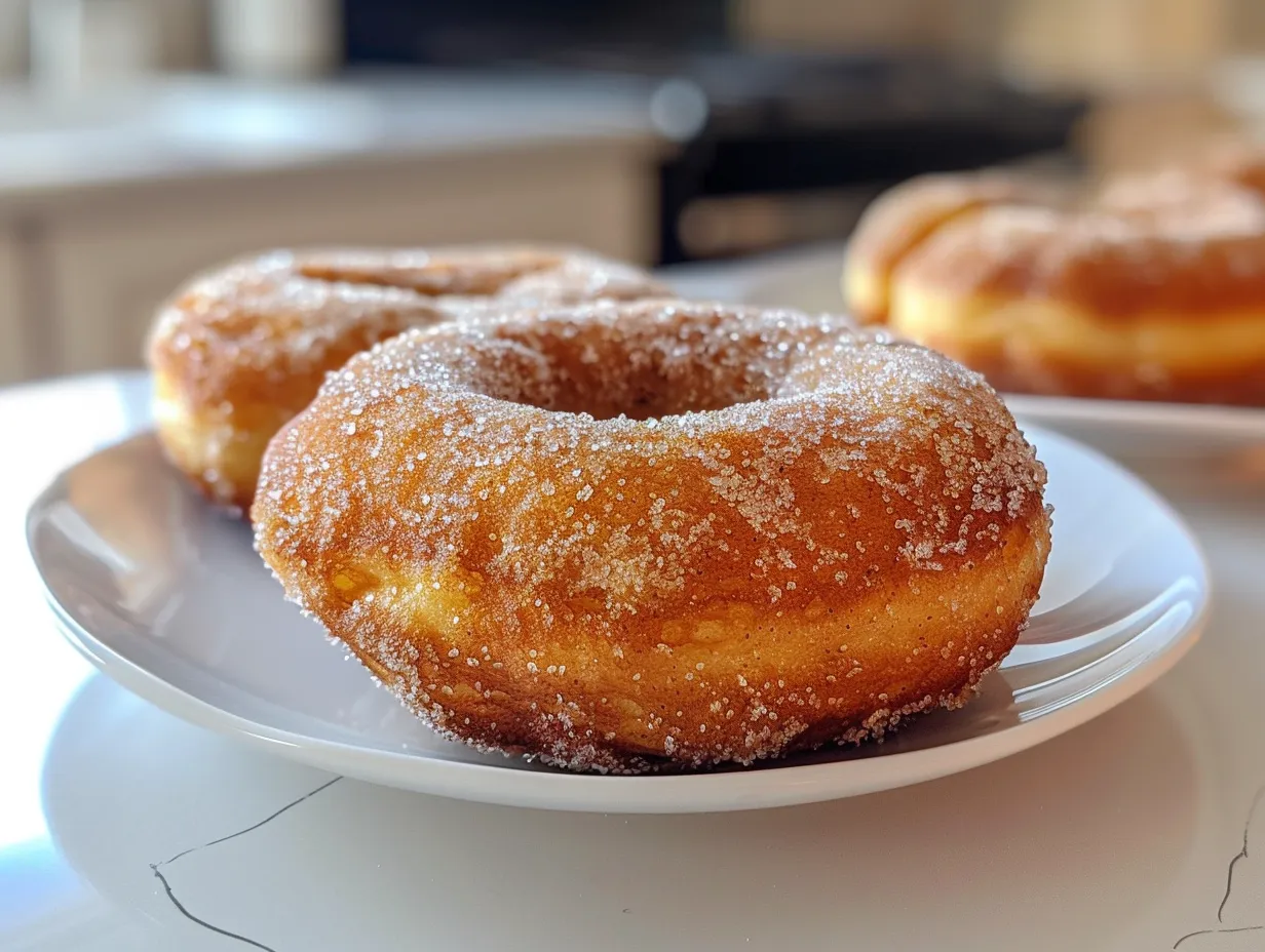 Delicious Pumpkin Cinnamon Sugar Donuts