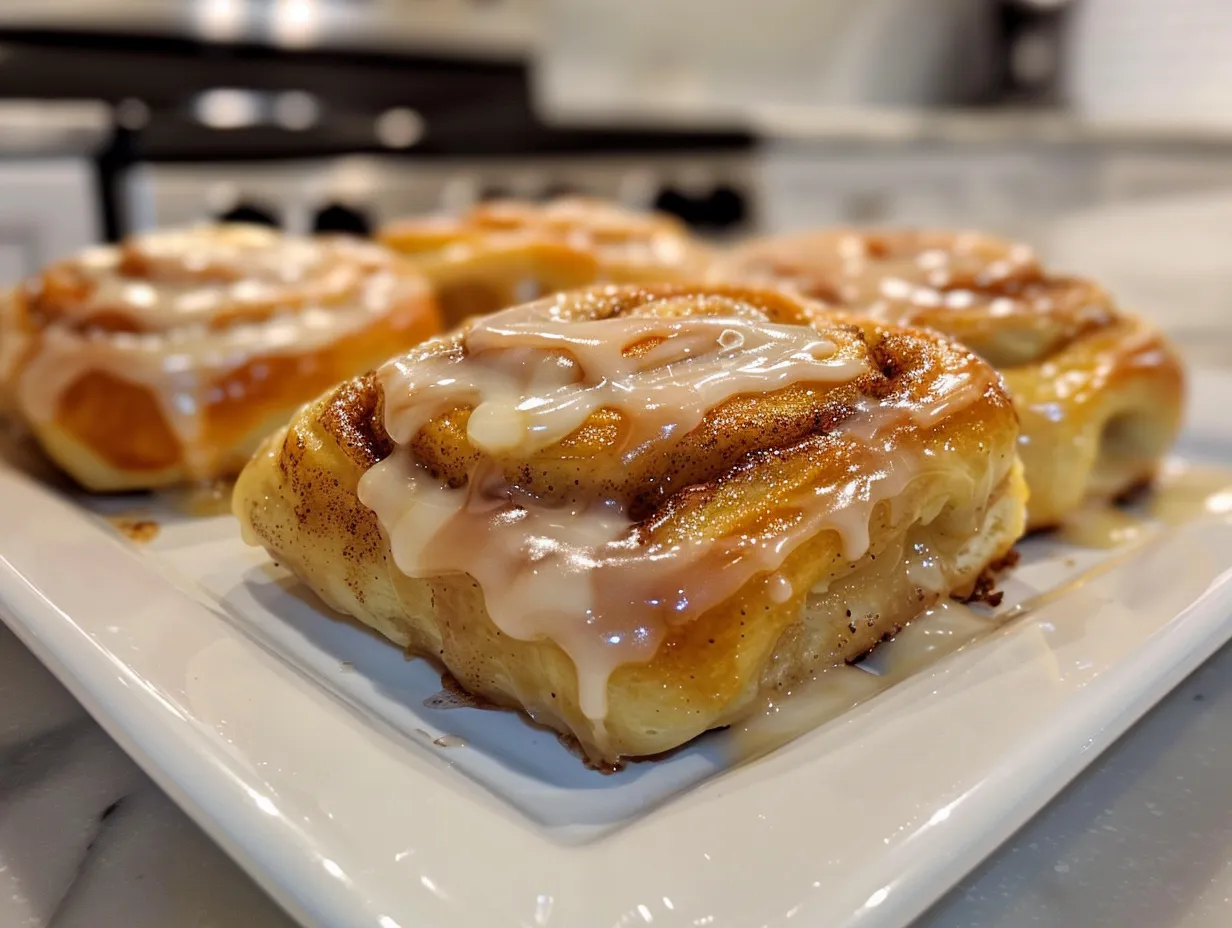Fresh Homemade Apple Cinnamon Rolls