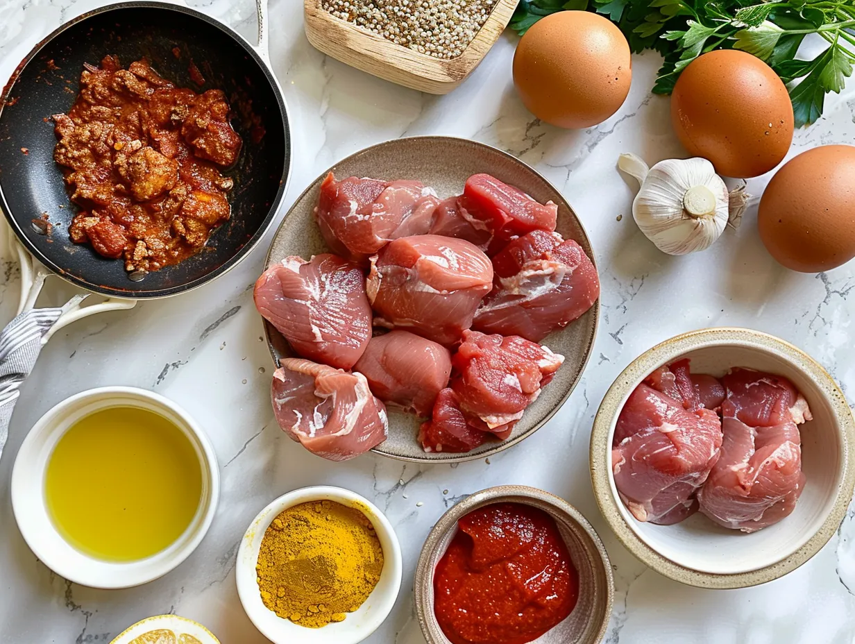 Fresh ingredients for Texas Roadhouse Butter Chicken Skillet