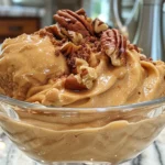 Homemade Pumpkin Pecan Frozen Yogurt