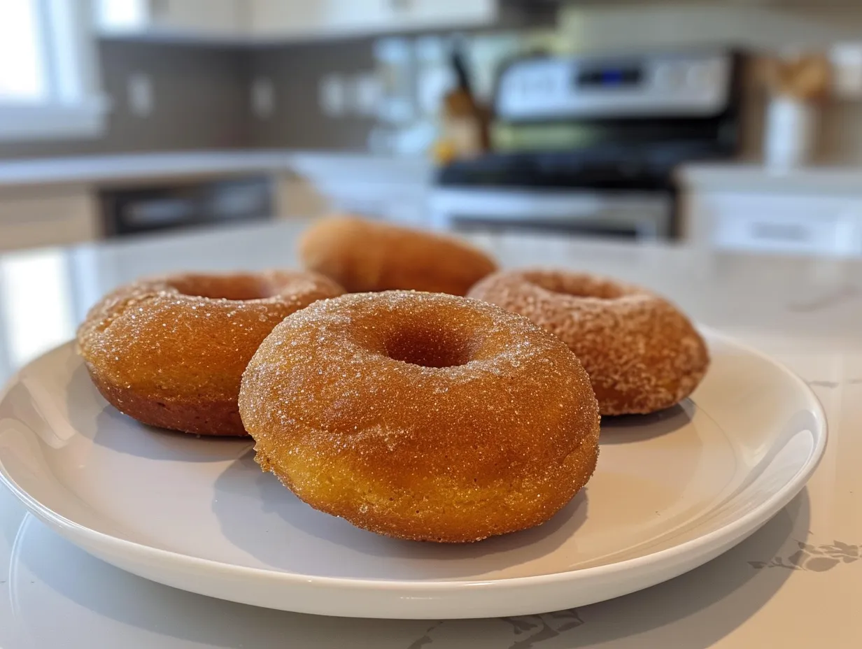 Homemade Pumpkin Spice Donuts