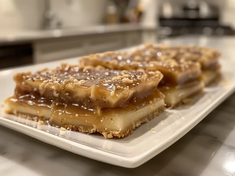 Mouthwatering Samoa Caramel Apple Slices