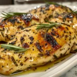 Rosemary Dijon Chicken close-up