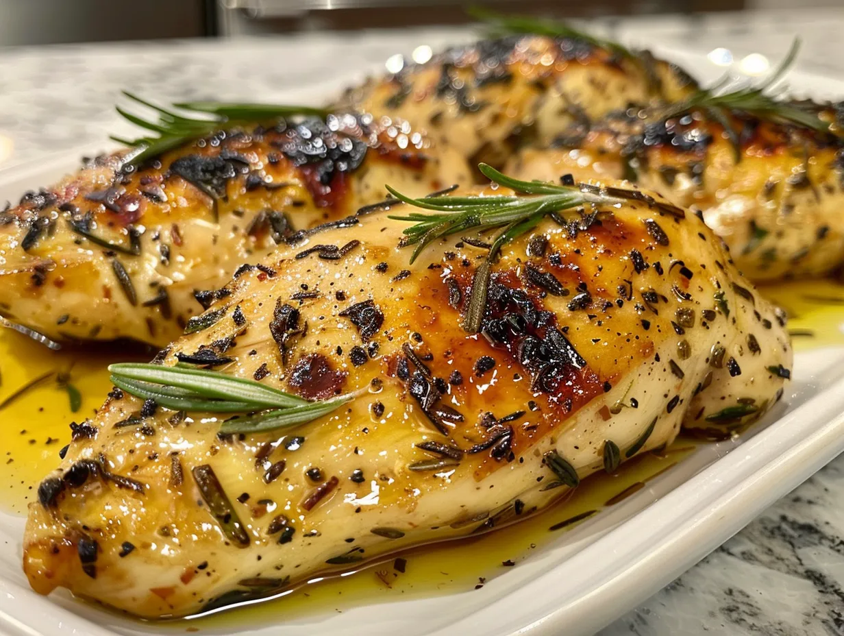 Rosemary Dijon Chicken close-up