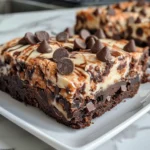 Spooky and delicious loaded cream cheese Halloween brownies