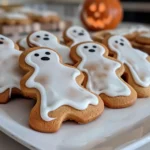 Spooky Ghost Pumpkin Cookies Display