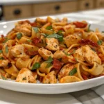 Sun Dried Tomato Chicken Pasta Delight