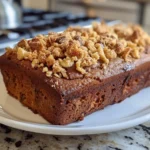 Vegan Banana Bread with Cinnamon Crunch Topping