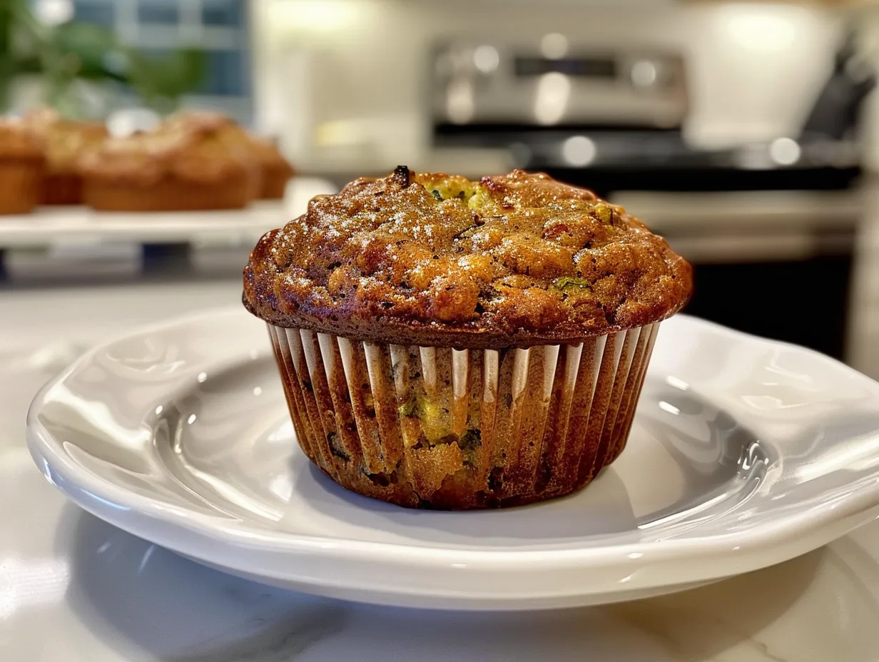Zucchini Banana Bread Muffins Display