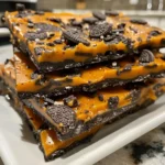 Finished Halloween Oreo Bark