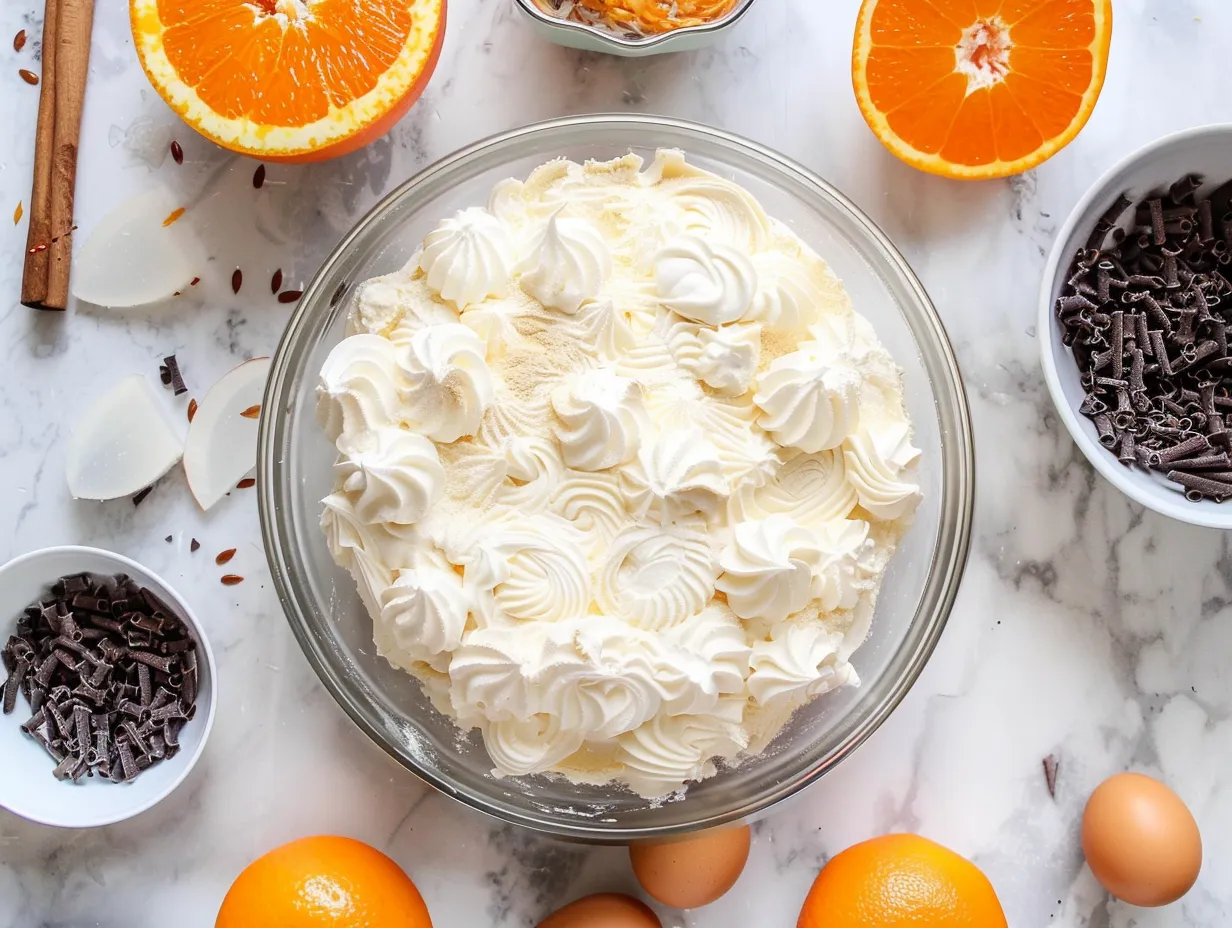 Ingredients for Halloween No-Bake Icebox Cake: chocolate wafer cookies, heavy cream, sweetened condensed milk, vanilla extract, and Halloween sprinkles.