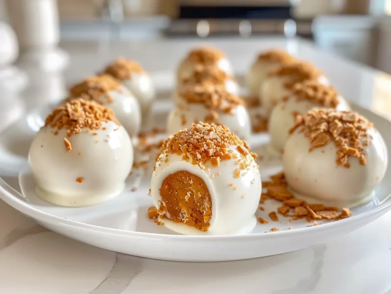Homemade Pumpkin Cheesecake Truffles
